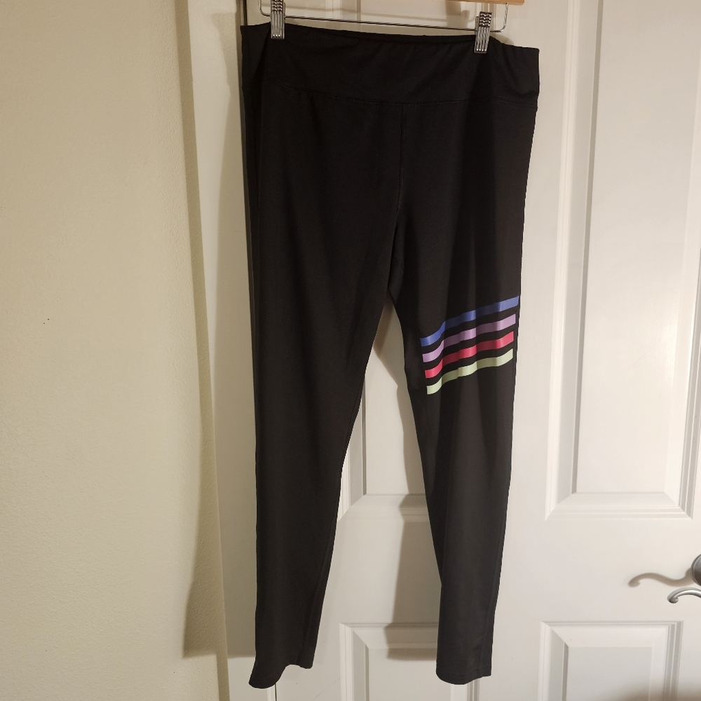 ✅️ Fila Sport Leggings With Rainbow Strips XXL